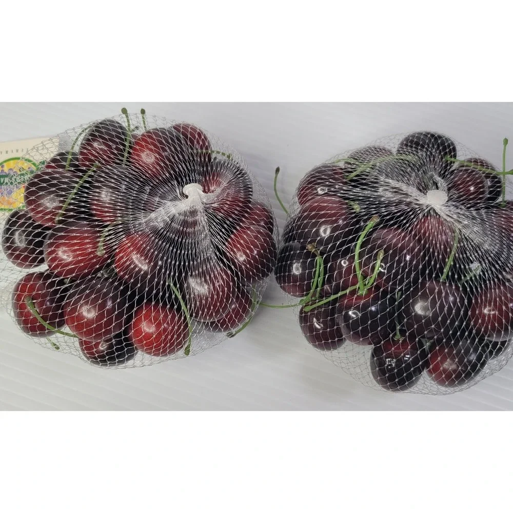 Realistic Artificial Cherries Fake Fruit Décor HUGE Unopened Lot 100+ Summer